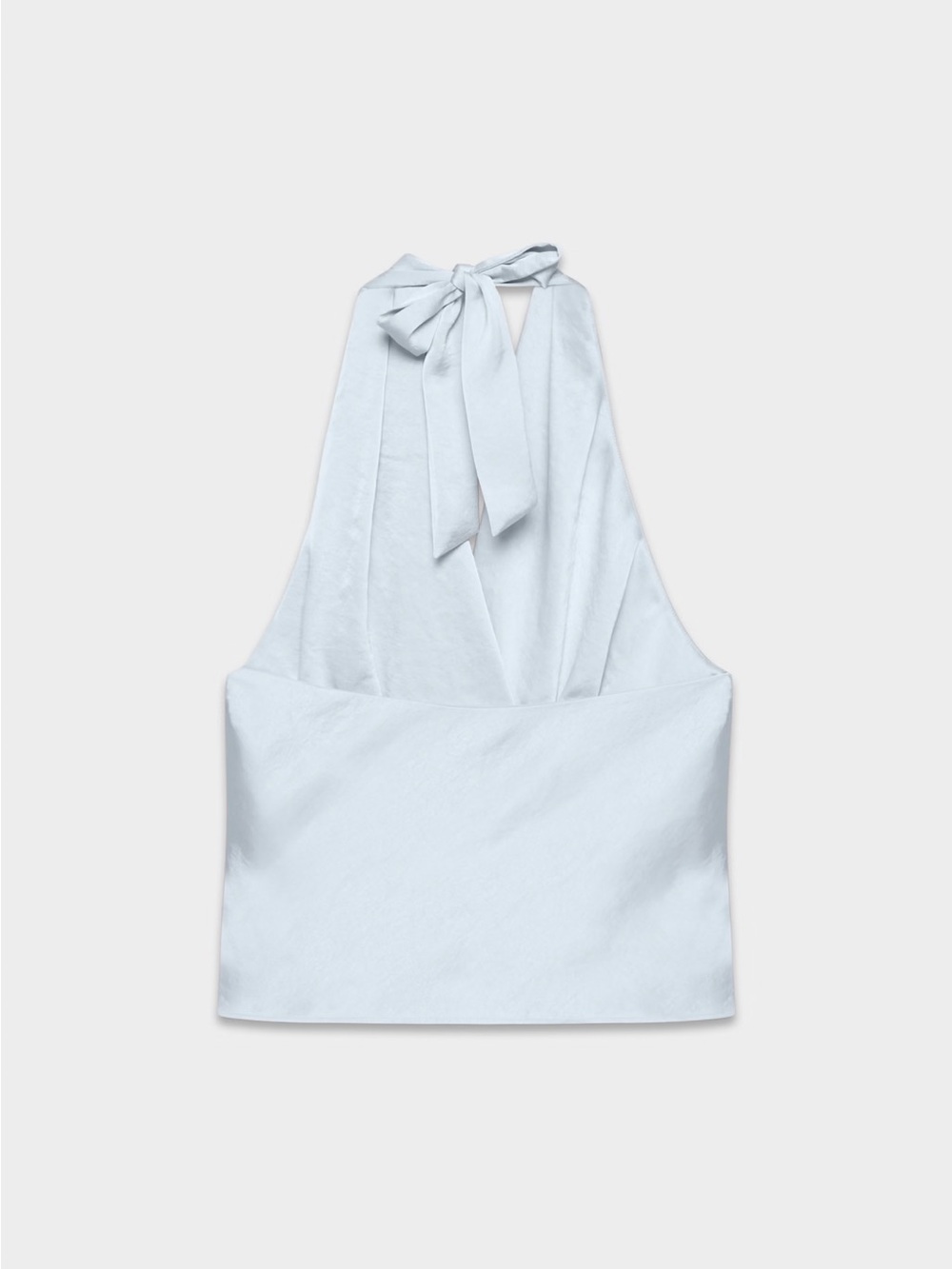 NWT Aritzia Wilfred āMartini Satin Halter Topā - Picture 6 of 15